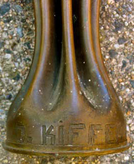 Shell manufactured in 1943- Body fluted. lower band engraved J.Kiffer and personnalized to Tec.Sgt. G. Fletcher 69th.