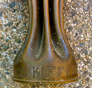 Shell manufactured in 1943- Body fluted. lower band engraved J.Kiffer and personnalized to Tec.Sgt. G. Fletcher 69th.
