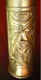 Face of a Red Devil as soldiers were nicknamed by the Germans