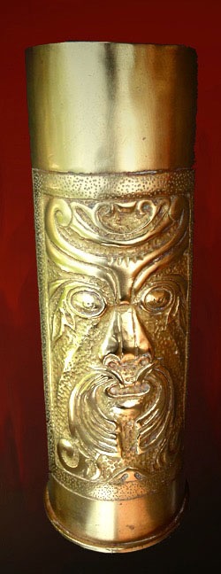 Face of a Red Devil as soldiers were nicknamed by the Germans