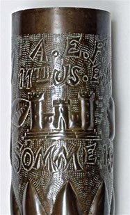 Details of the shell: AEF, 11&nbsp; U.S. insignia, SOMME