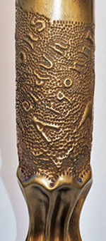 Verdun, Soissons, Argonne embossed on a fluted body