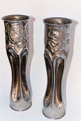 Nickel chromed shells